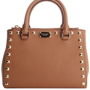 Michael Kors kellen studded satchel